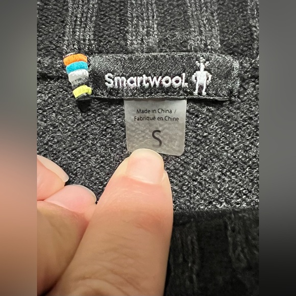 Smartwool Ripple Creek Merino Wool Tunic Sweater Ribbed Knit Winter Cozy Warm - Picture 8 of 11